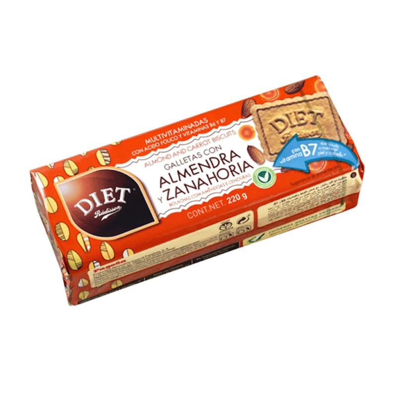 GALLETAS ALMENDRA Y ZANAHORIA D.R. 220GR